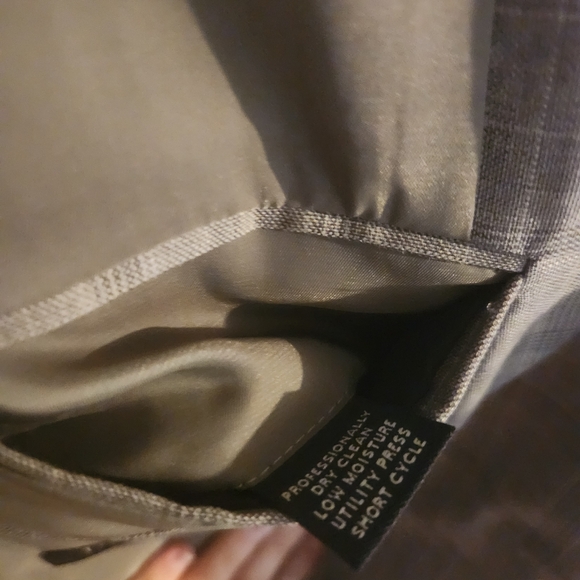 Jos A Bank Reserve 42L 100% Wool Traveler Blazer Check Plaid Windowpane  Long - Picture 10 of 13